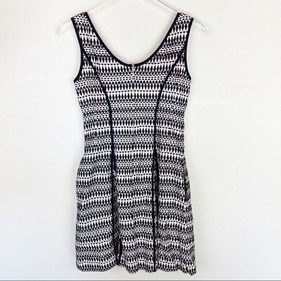 Nanette Lepore Black Pink Dress Sleeveless Size 0 y2k Vintage 2000s - Picture 4 of 10